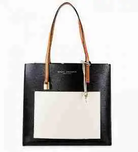 leather tote handbag for women