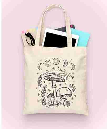 Tote women canvas shopping bag