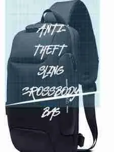 anti theft sling casual crossbody bag