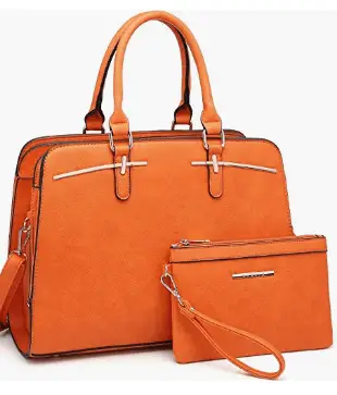 Burnt orange handbag