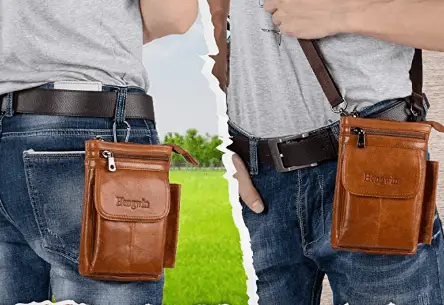 guys wearing a purse