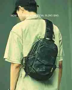 HOW TO WEAR A TACTICAL SLING BAG 1 how to wear a tactical sling bag