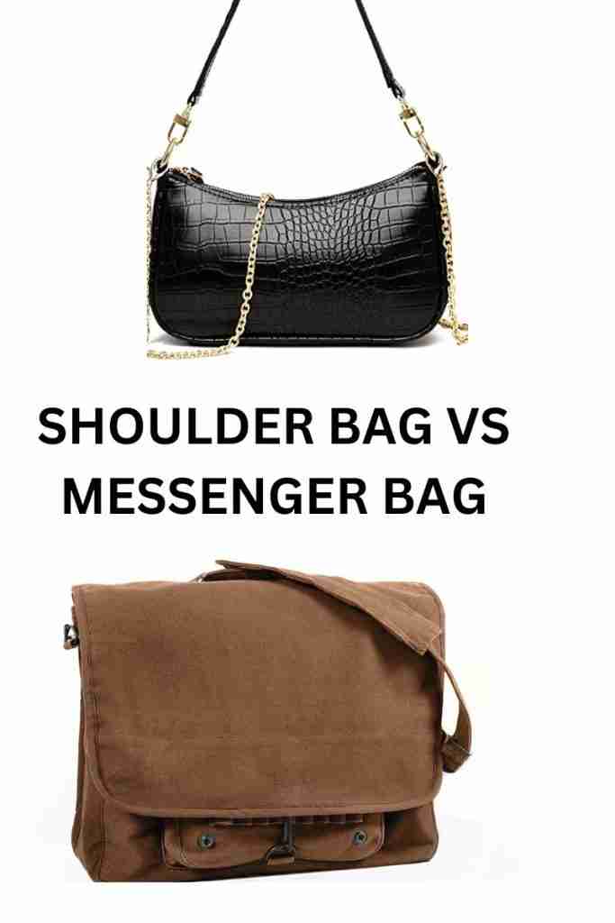 shoulder bag vs messenger bag