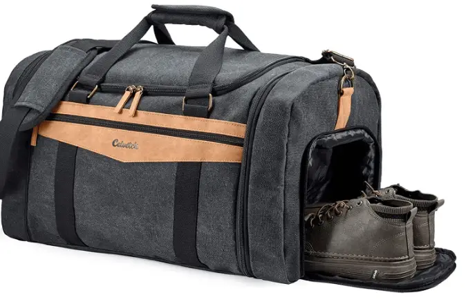 Canvas Duffel Bag for packing shoe