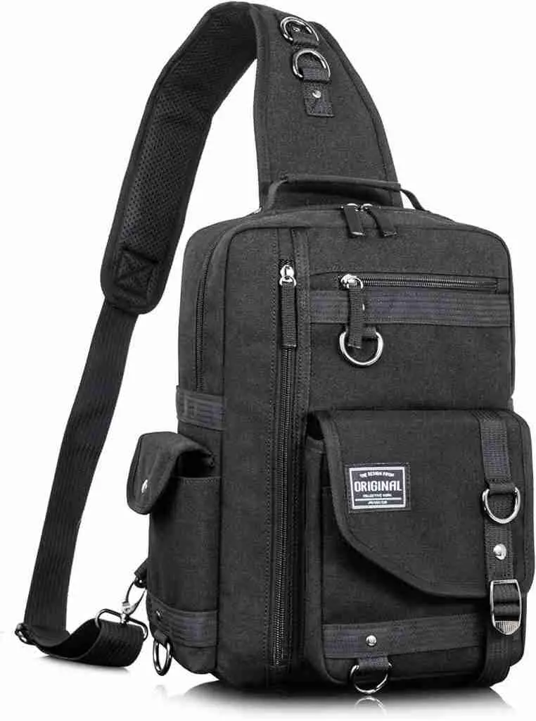 Leaper messenger shoulder bag for outdoor sports and hiking