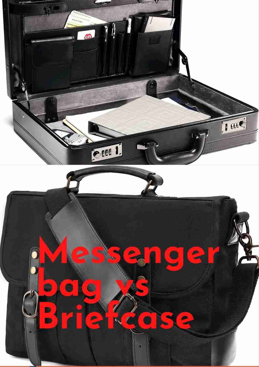 Messenger Bag vs Briefcase 4 Major Differences