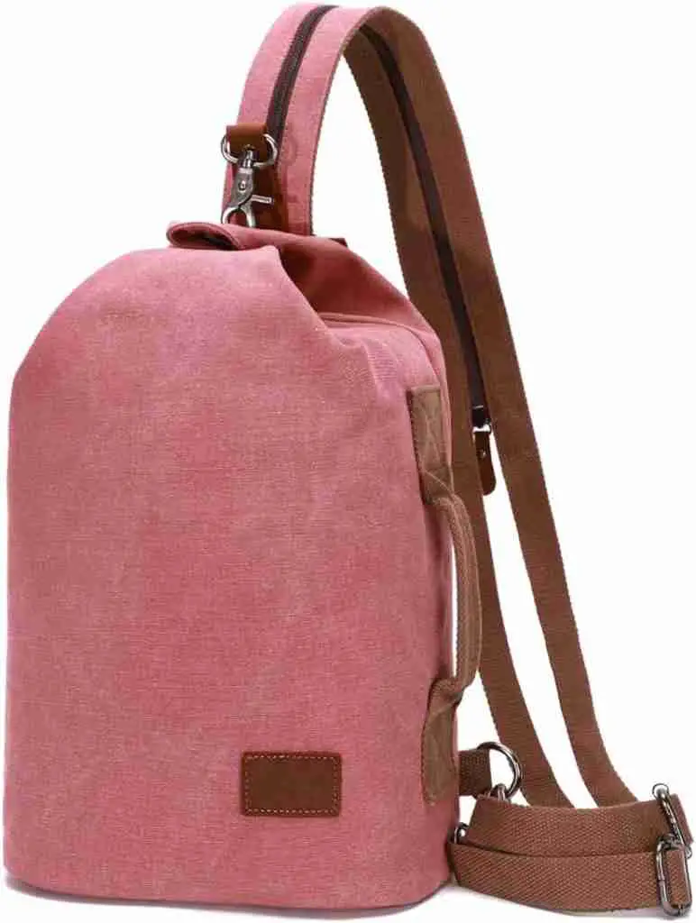 canvas crossbody shoulder sling bag for women and men