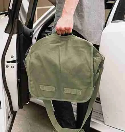 MESSENGER BAG VS CROSSBODY 8 classic vintage canvas crossbody messenger bag