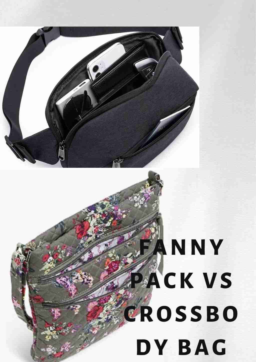 Fanny Pack vs Crossbody Bags What's the Difference?