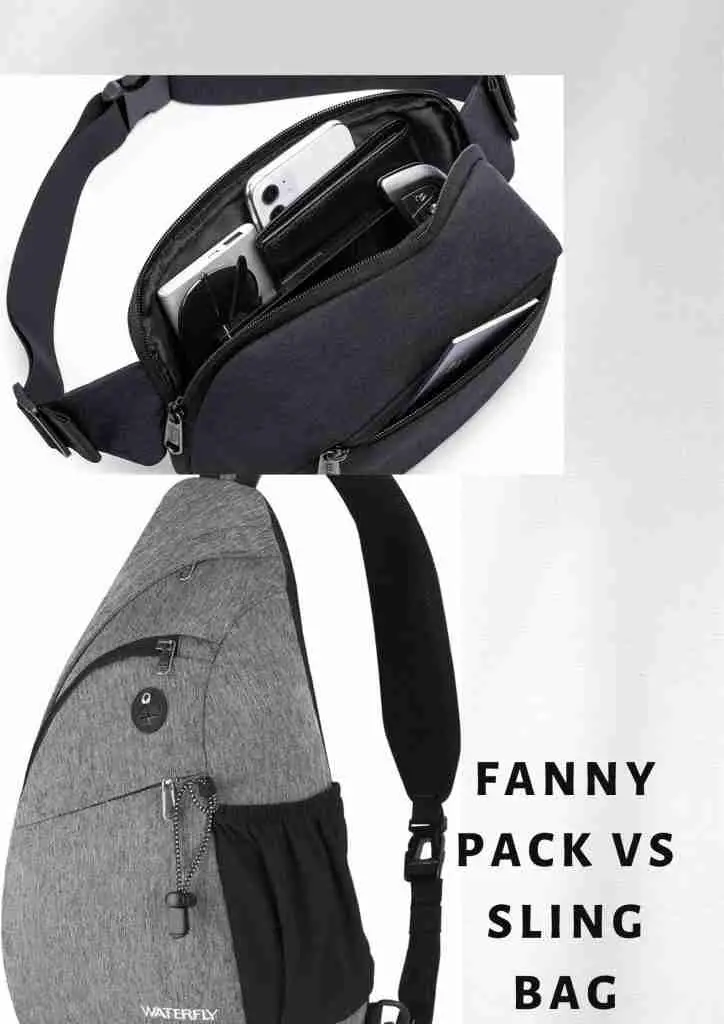 fanny pack vs sling bag
