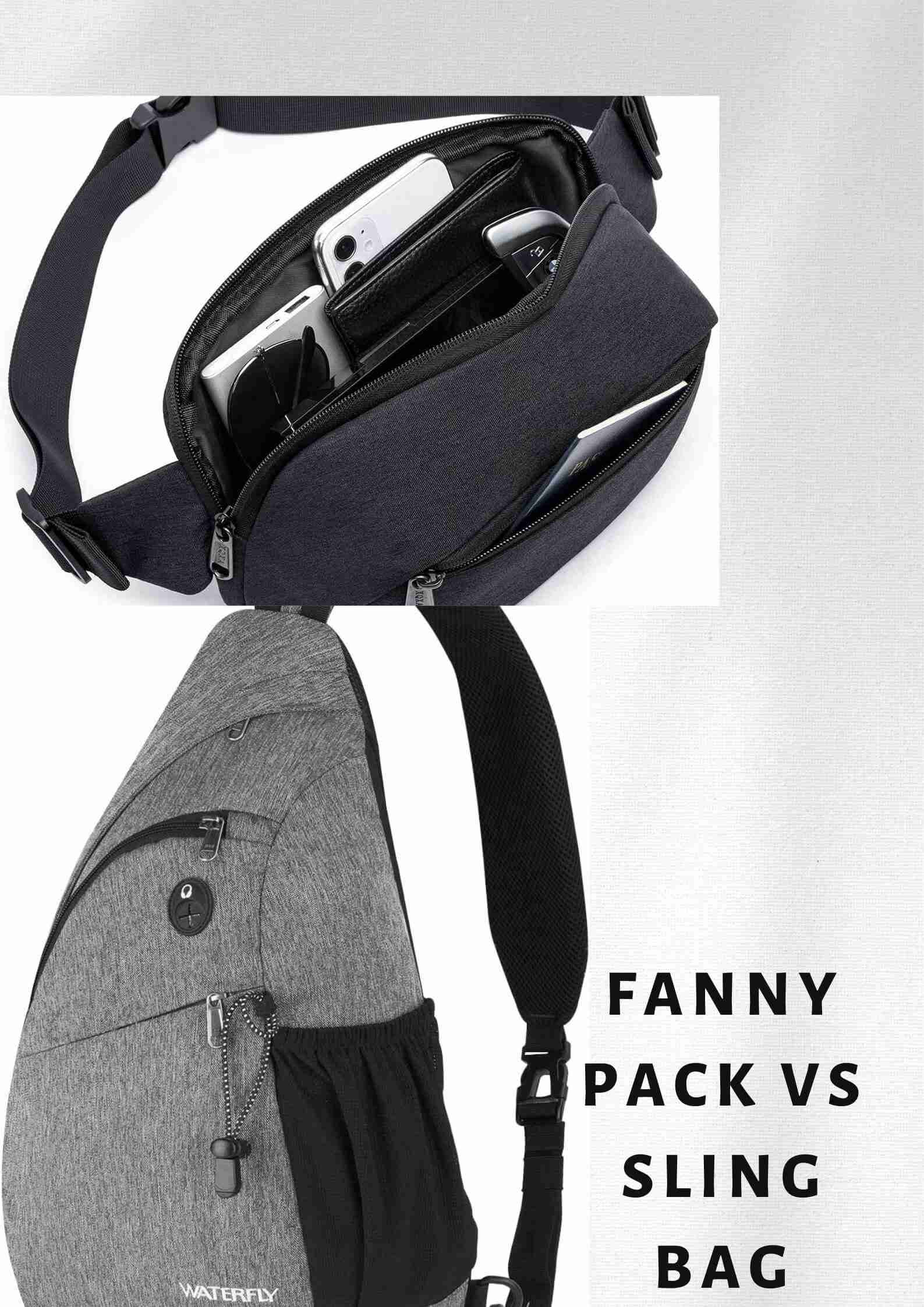 Fanny Pack vs Crossbody Bags What's the Difference?