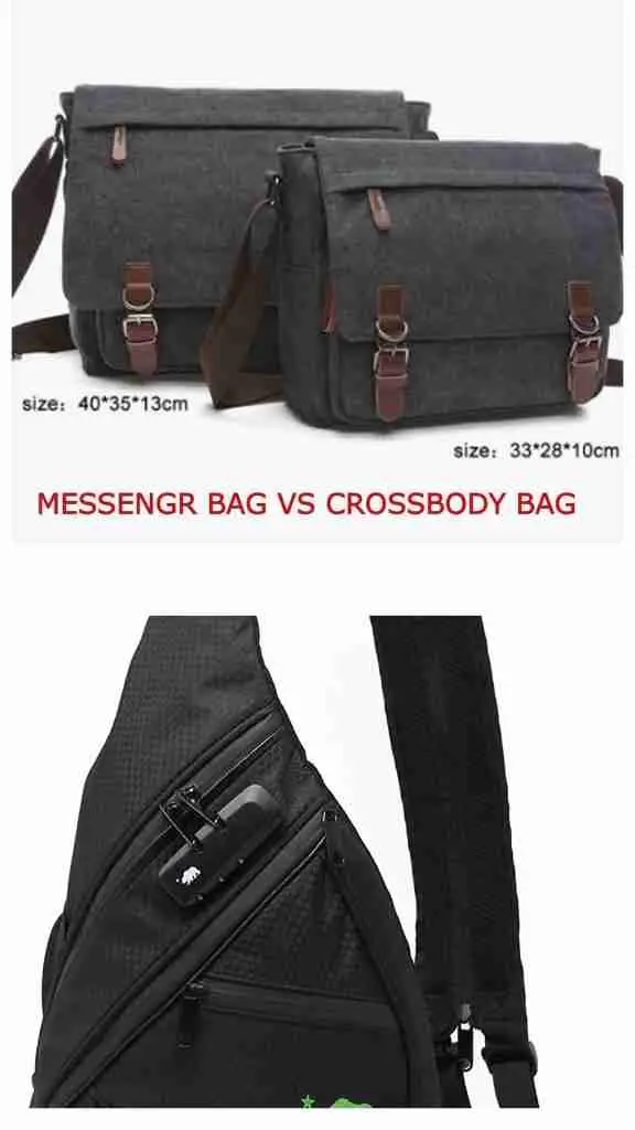 messenger bag vs crossbody