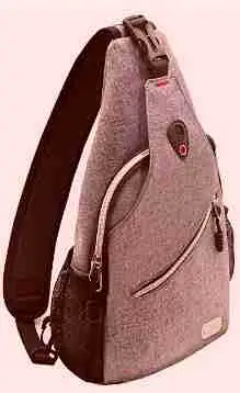 multi purpose sling crossbody backpack for hiking and biking