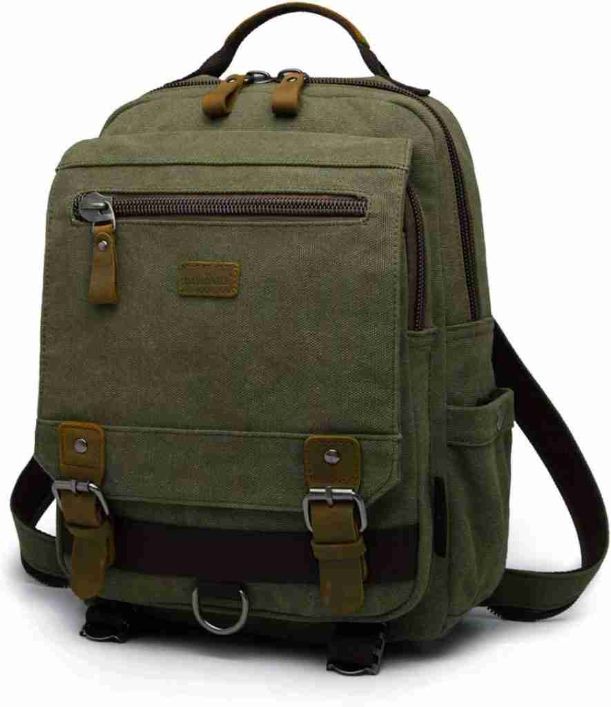 unisex shoulder canvas messenger sling bag for cycling and hiking