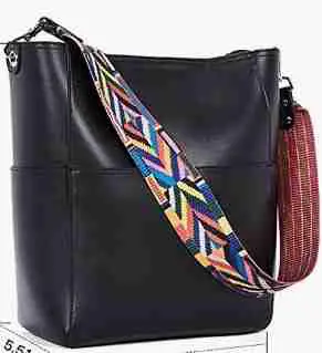 women hobo shoulder handbag with broad straps