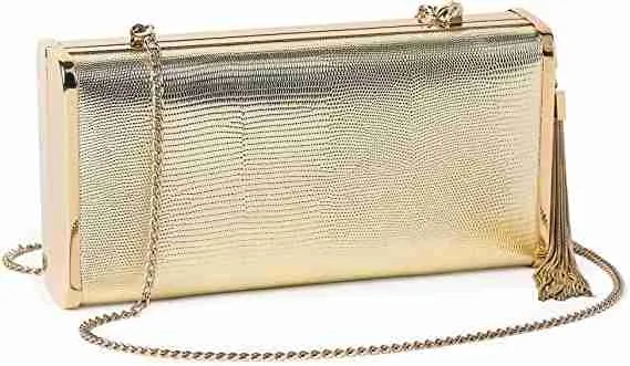 Gold Clutch Purse handbag for wedding