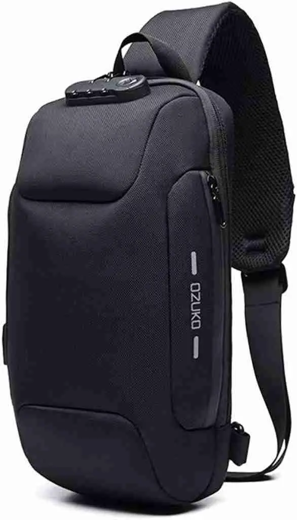 anti theft sling casual shoulder backpack bag