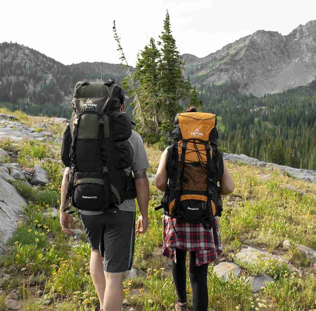 carrying sleeping bag in a backpack