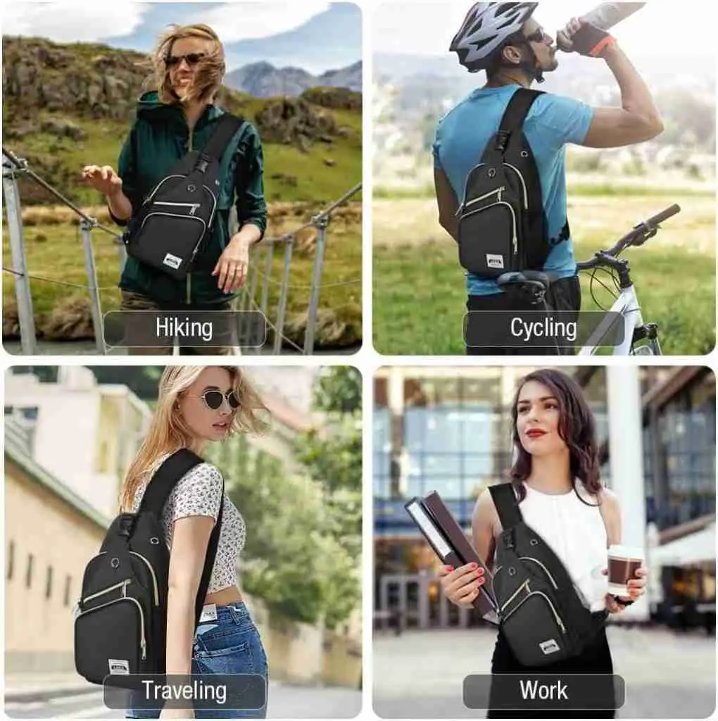 how to wear a crossbody backpack