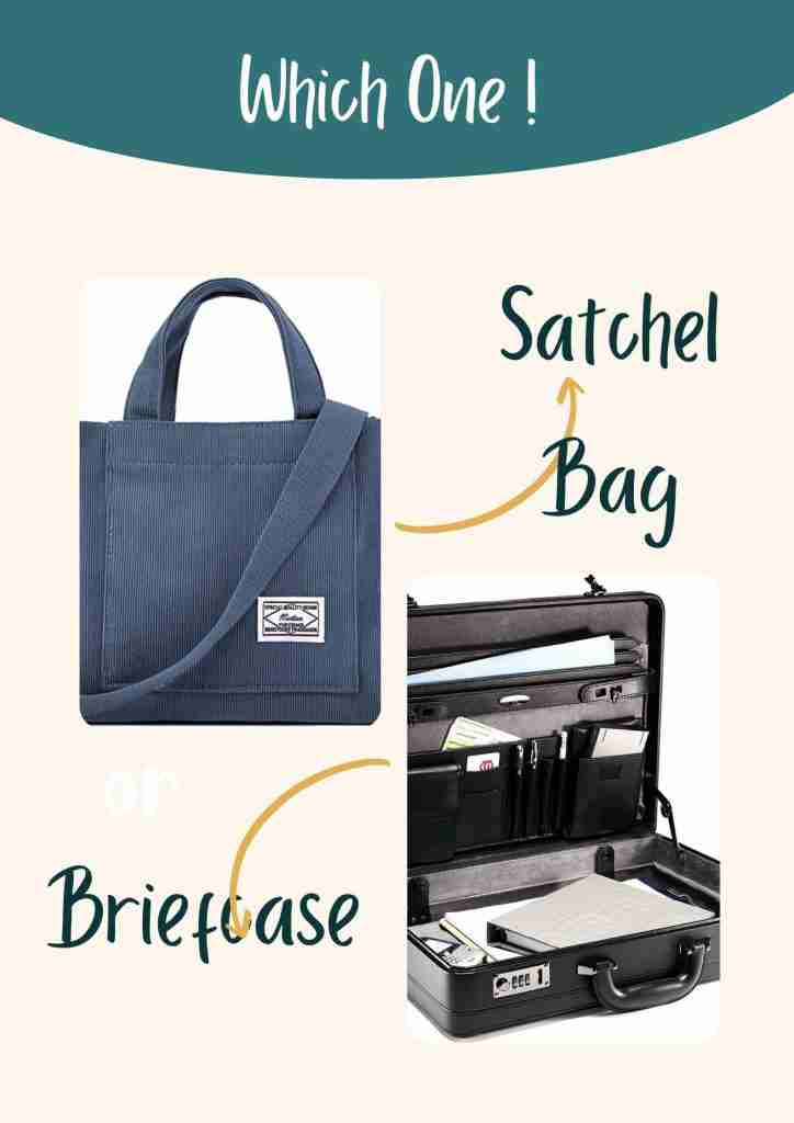 satchel vs Briefcase