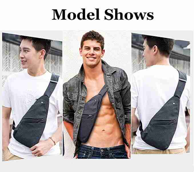 shoulder sling anti theft bag