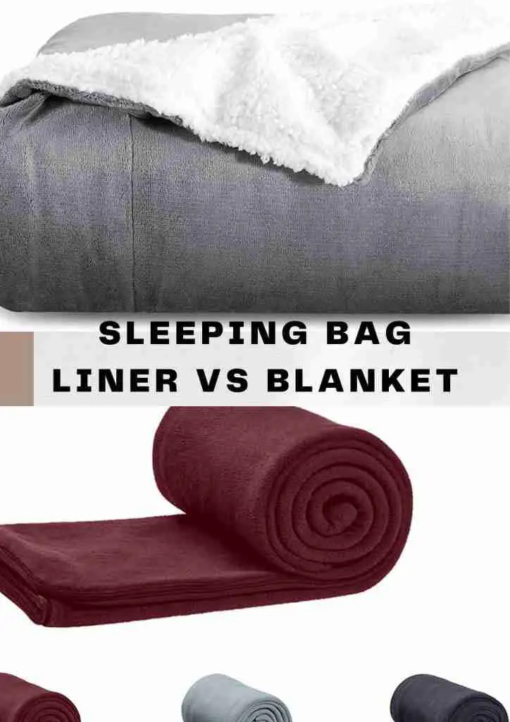 sleeping bag liner vs wool blanket