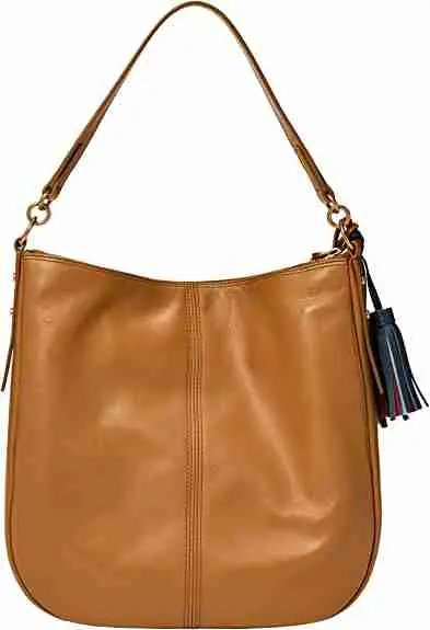 Tan color handbag