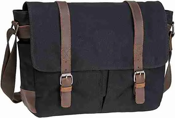 SHOULDER BAG VS MESSENGER BAG 4 waterproof waxed canvas messenger bag for men