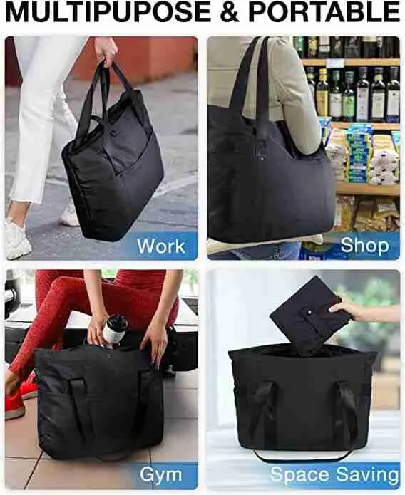 Black Tote Bag for women