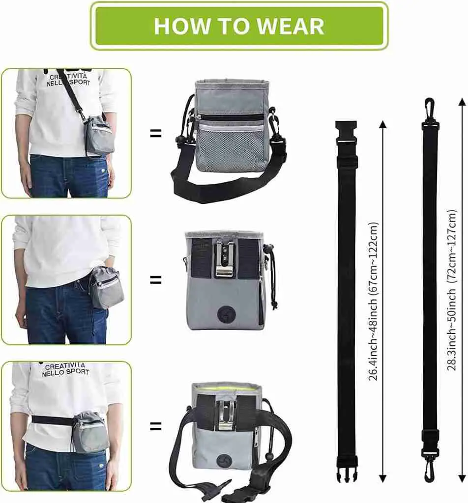 how to wear a shoulder Pouch