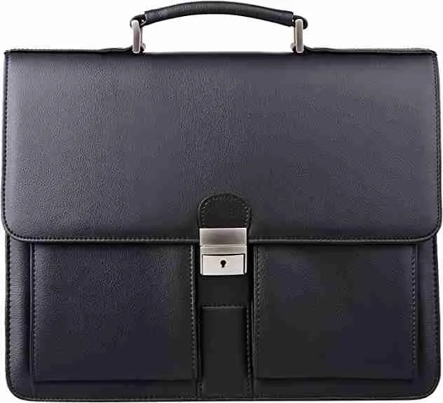 CANVAS VS LEATHER BAG 9 Pu Leather Briefcase
