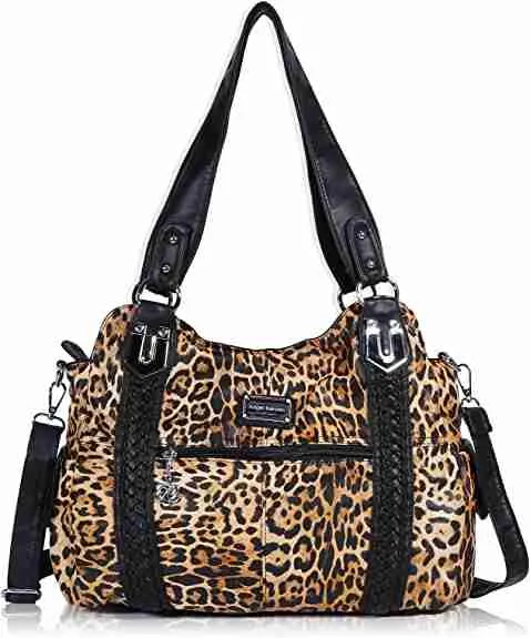 Animal skin tote bag material