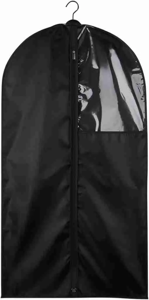 fabric suit garment bag for travel and storage