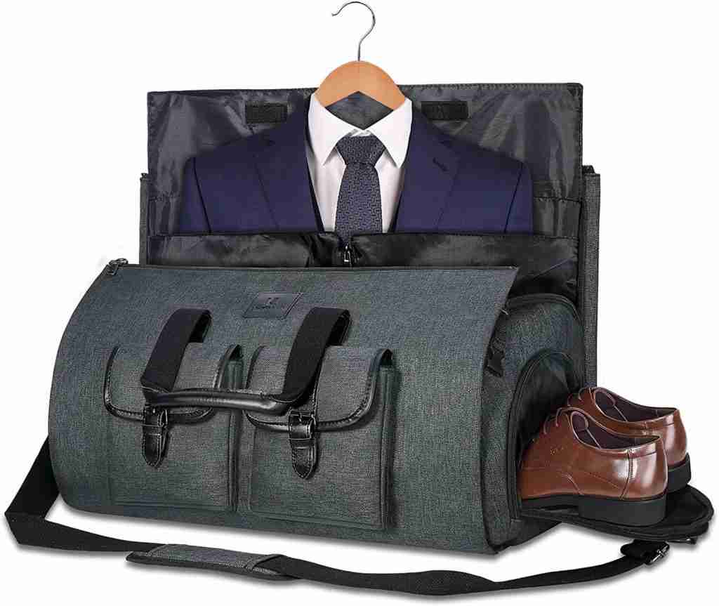 how to travel with a suit on a plane