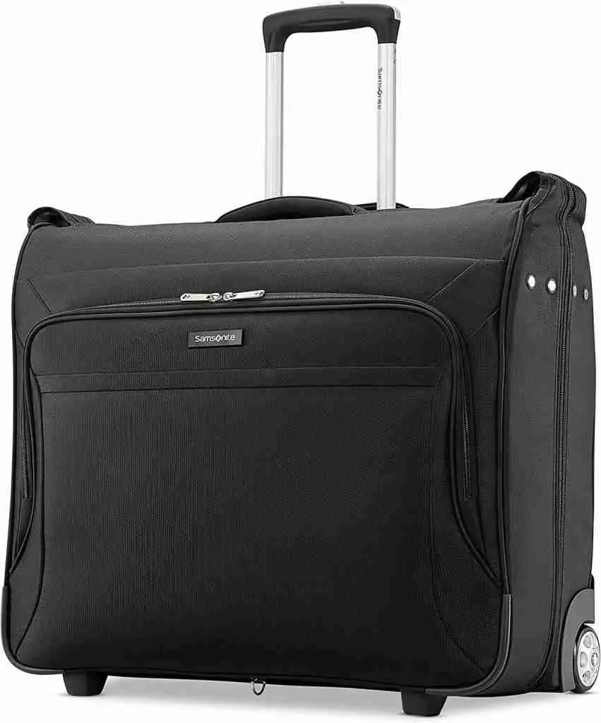 soft sided garment luggage bag