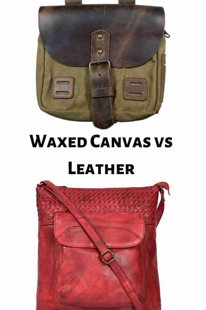 canvas vs leather bag｜TikTok Search