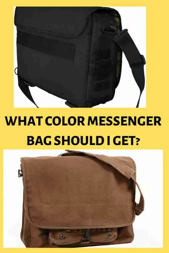 what color messenger bag should i get