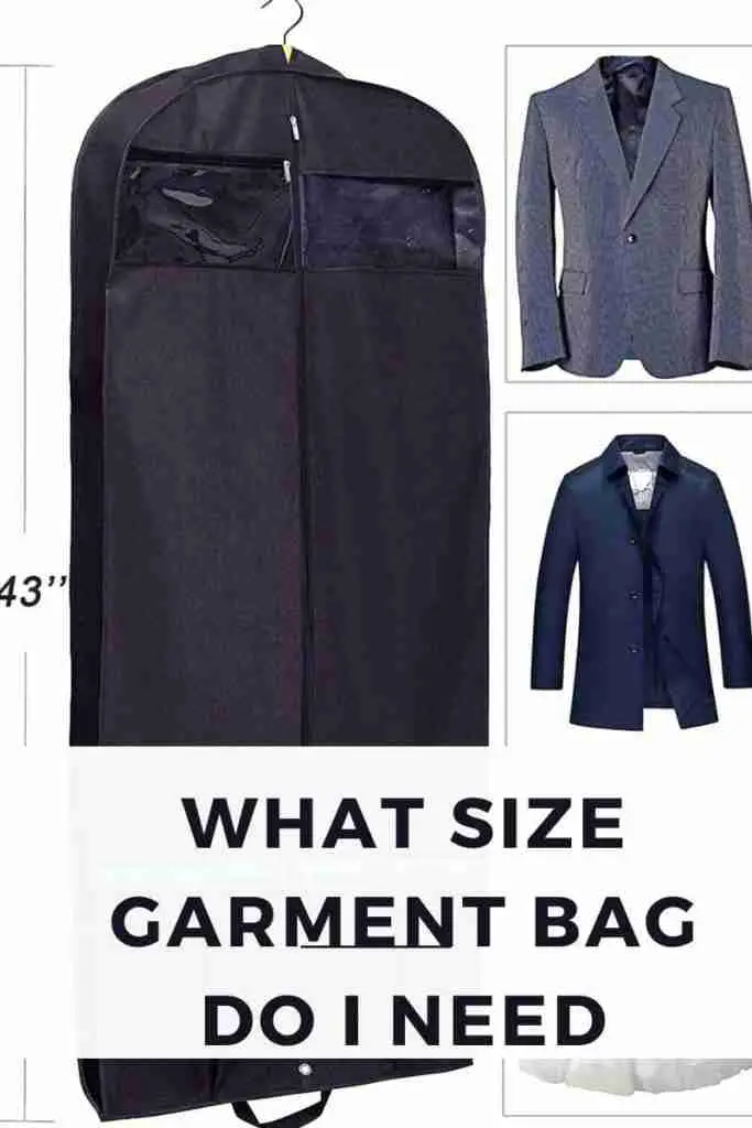 what size garment bag do i need