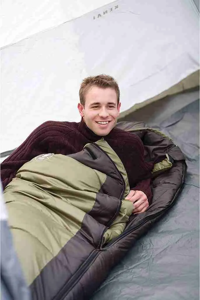 what to wear in a sleeping bag winter