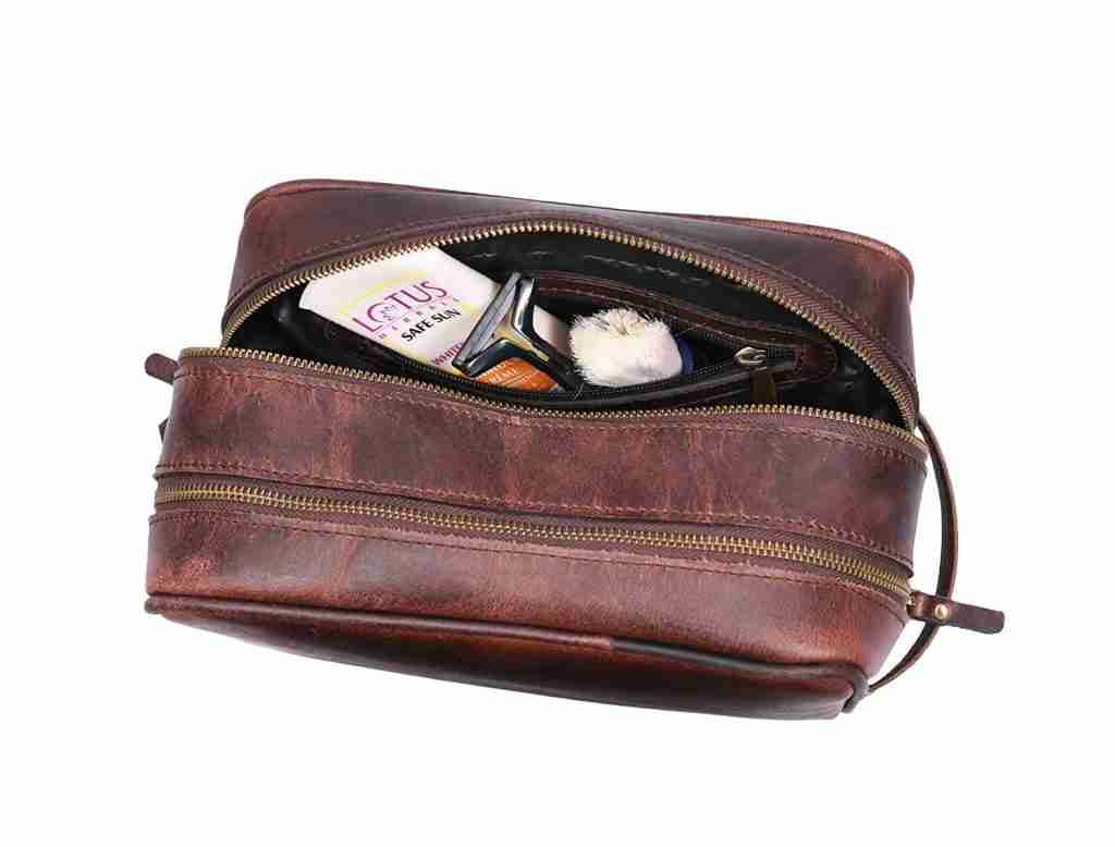 Leather Dopp Kit