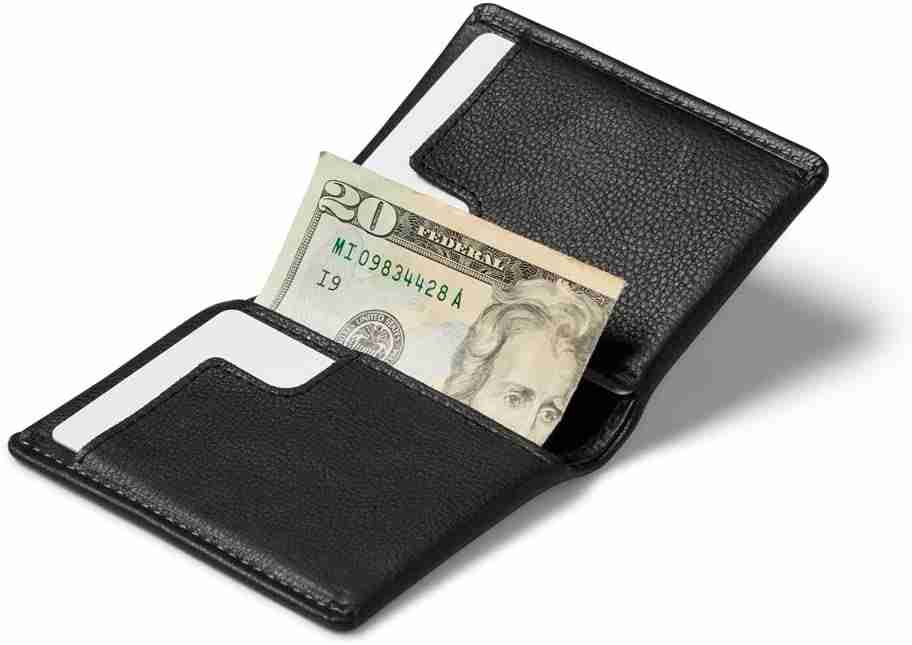 slim leather wallet