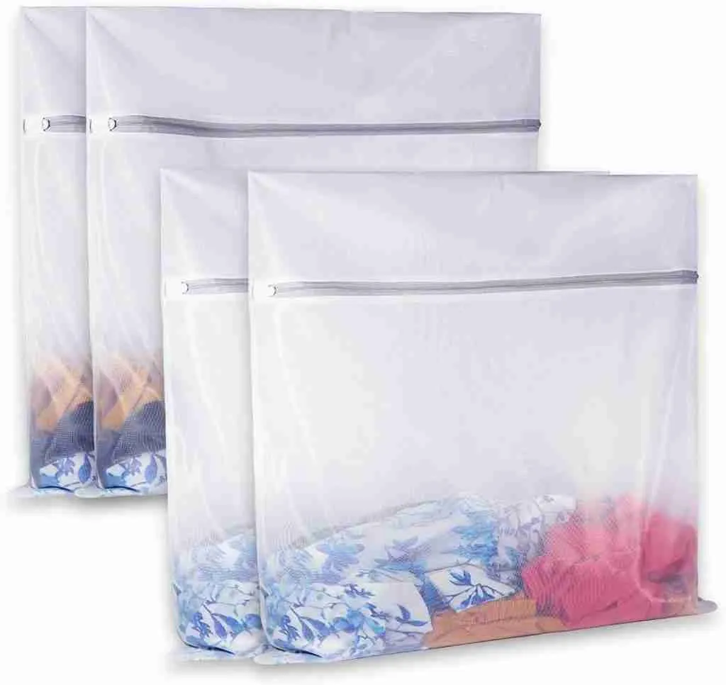2 Pack Mesh Laundry Bag-2 XXL Oversize Delicates Laundry Bag-Extra