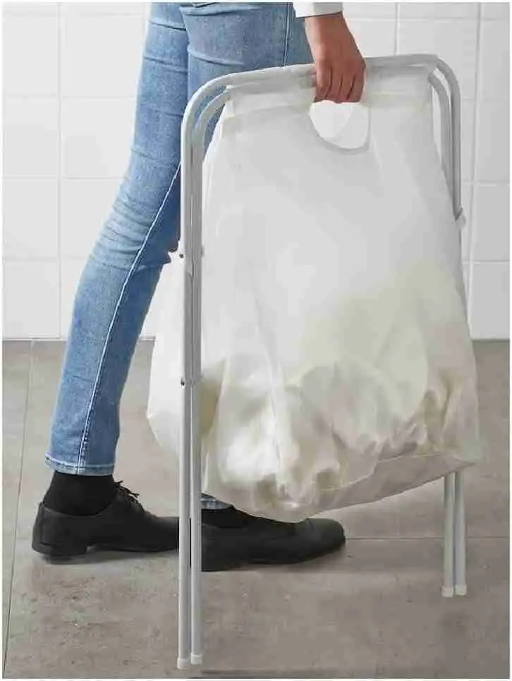 commercial laundry bag stand