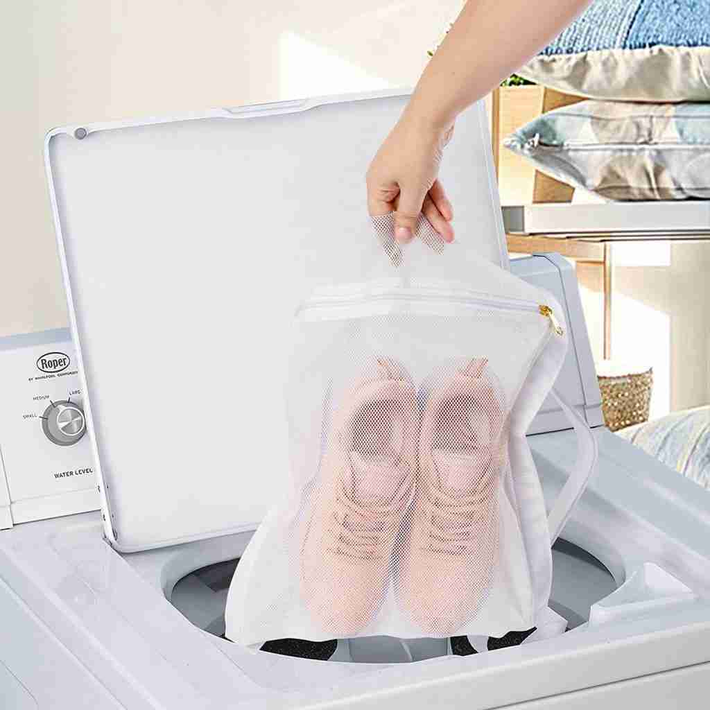 Mesh Laundry Bag Washing Machine Shoes Bag Travel Storage Bags Portable  Anti-deformation Protective Clothes Laundry Organizer - Laundry Bags -  AliExpress