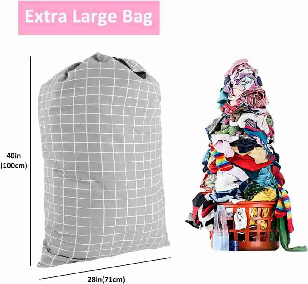 heavy duty extra large laundry bag for household and laundromat