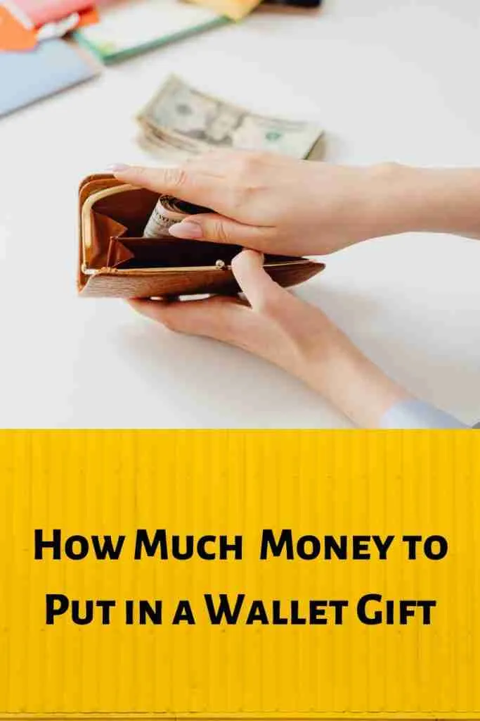 HOW MUCH MONEY TO PUT IN A WALLET GIFT 3 how much money to put in a wallet gift