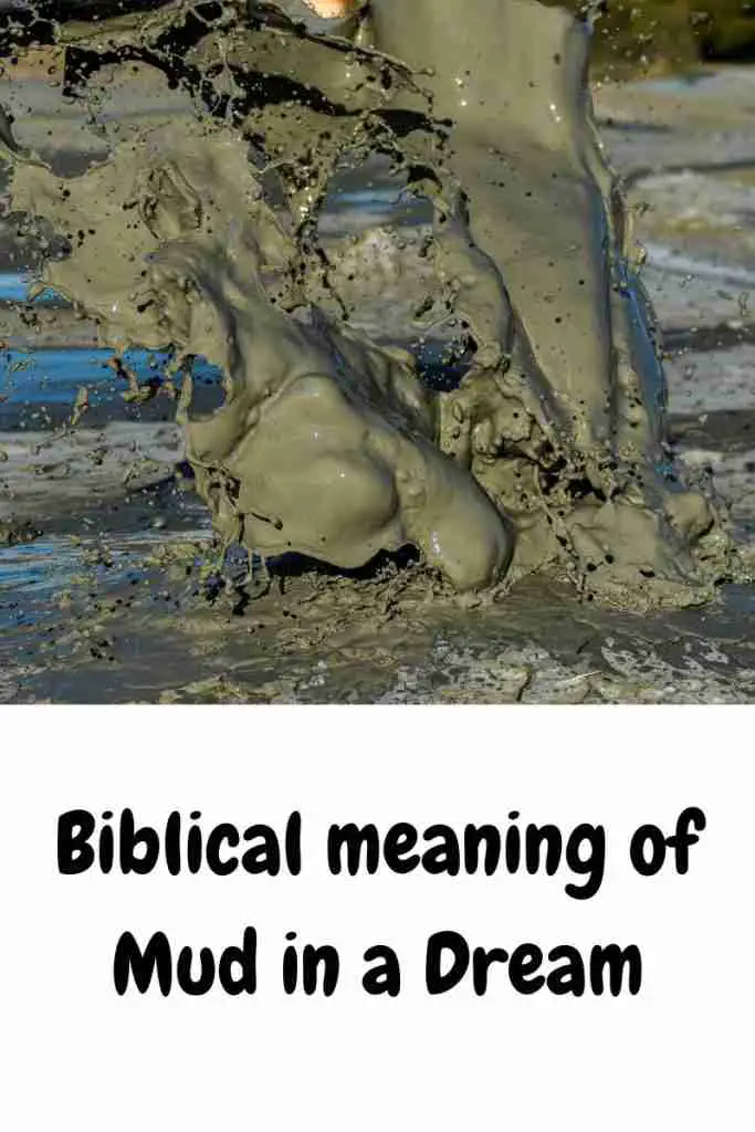 biblical meaning of mud in a dream