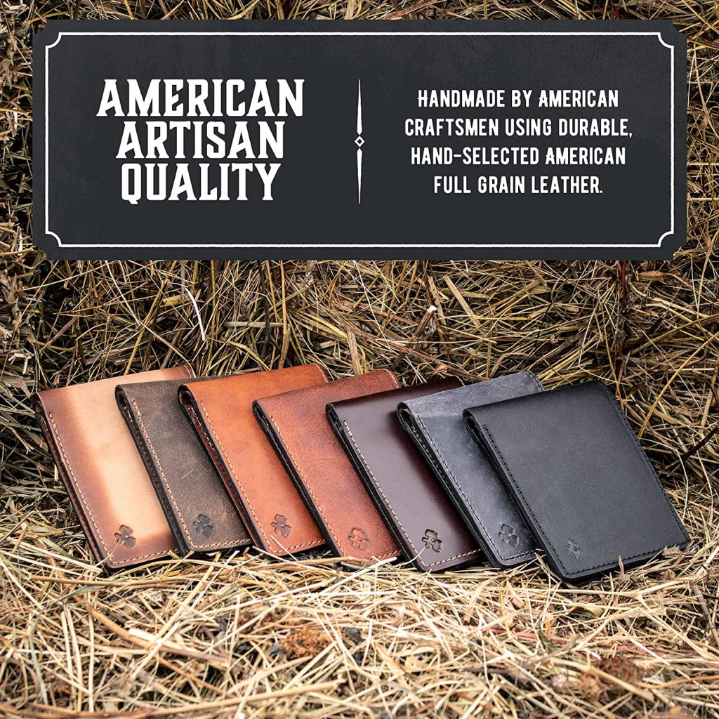 American leather wallet for men