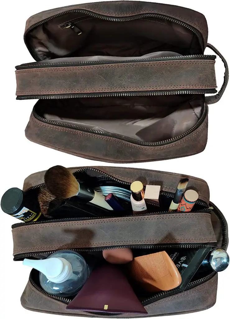 Leather Dopp kit