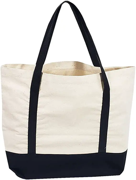 Made in USA Canvas Reusable Tote Bag by TBF Brand